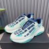 Fashion Dad Shoes Women'S Platform Thick Sole Sports Casual  New Leather White Lightweight Heeled Sneakers