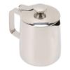 Stainless Steel Milk Frothing Pitcher Cappuccino Pitcher Coffee Foam Container With Lid 600ml