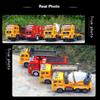 Flashing LED Fire Truck Toy Magnetic Engineering Vehicles Toy  Parent-child Interaction