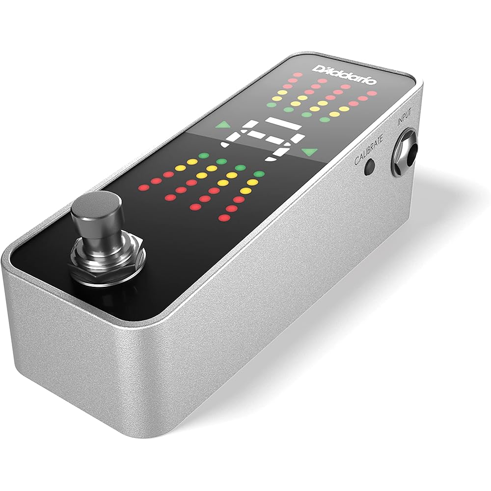 D Addario Daddario Pedal Tuner Chromatic Type Chromatic Pedal Tuner True Bypass Specification PW-...