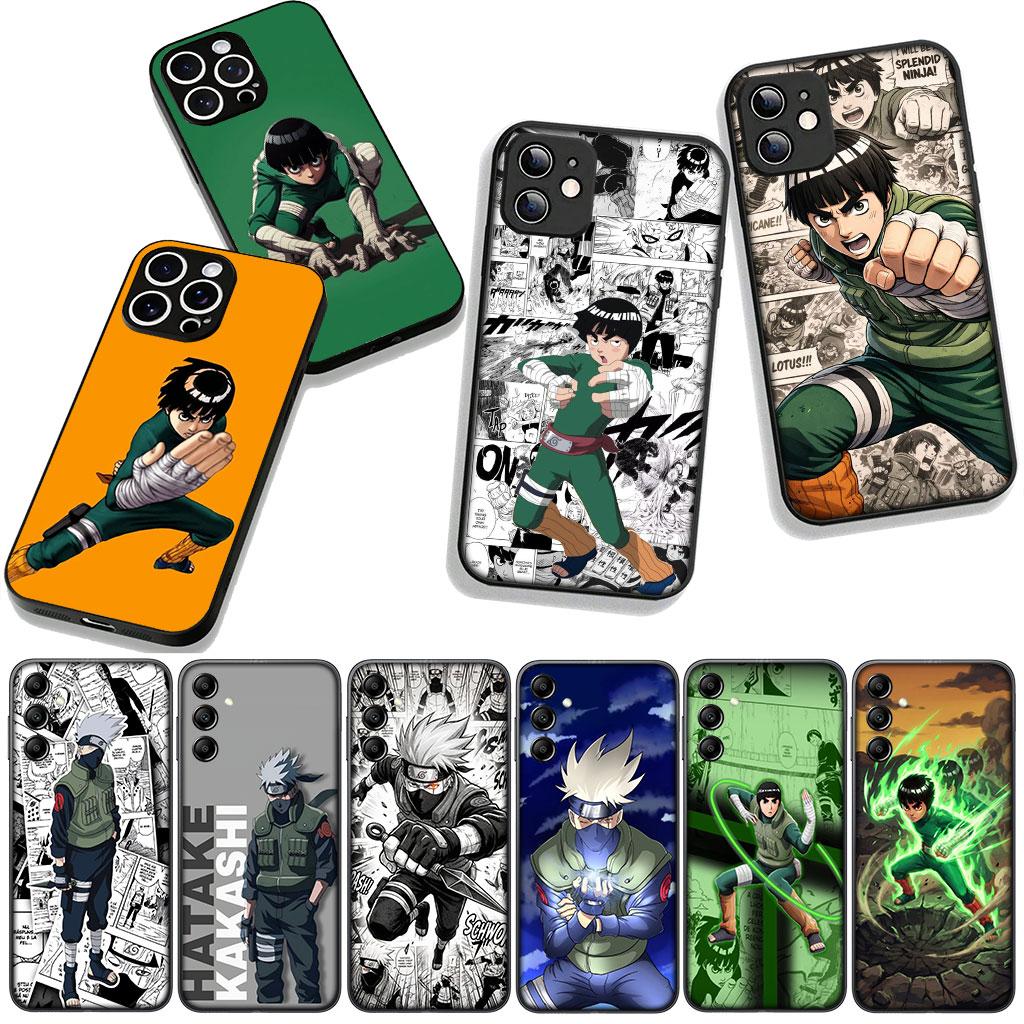 Cartoon Narutos Rock Lee Kakashi Case for Samsung Galaxy A25 A37 A57 A12 A14 A31 A41 A50 A51 A70 A71 A72 A21S M15 Note 20 9 8 10