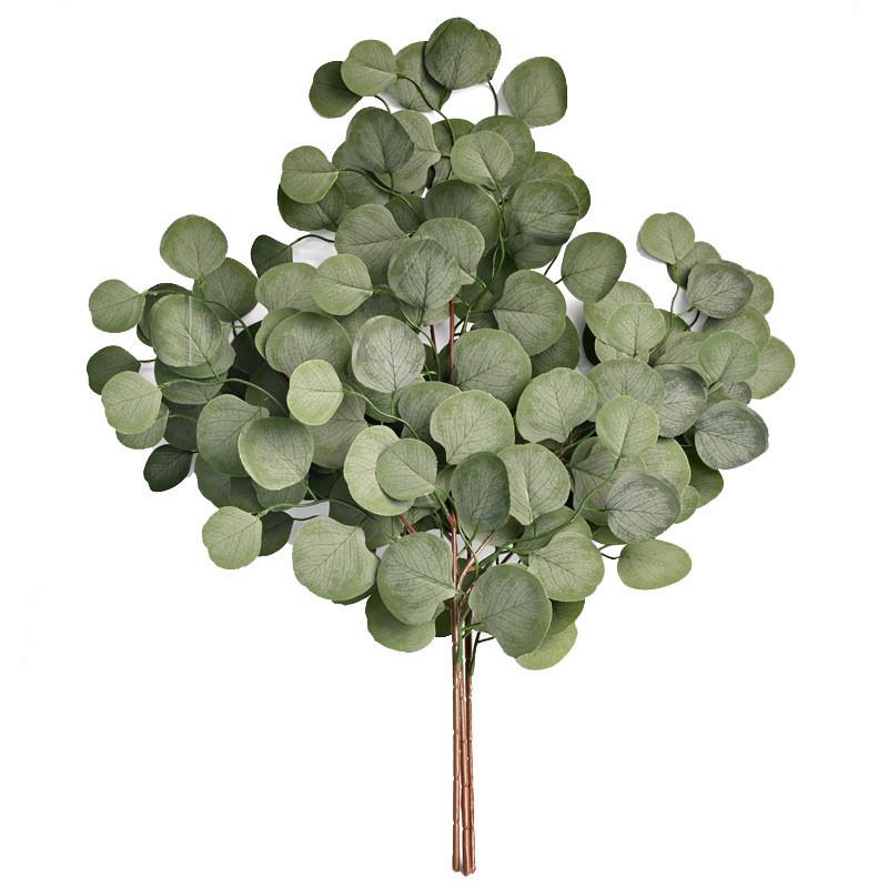 Faux Eucalyptus Flower Display With Handpainted Details For Home Decor And Event Decoration