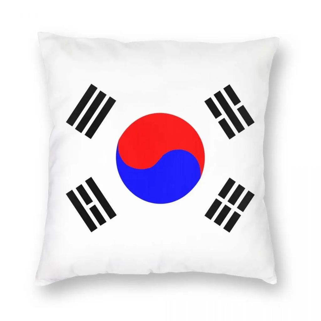 Usa Australia Flag Print Cushion Cover Super Soft Short Plush Pillow Covers 45*45 Throw Pillow Case Sofa Home Decor Pillowcase