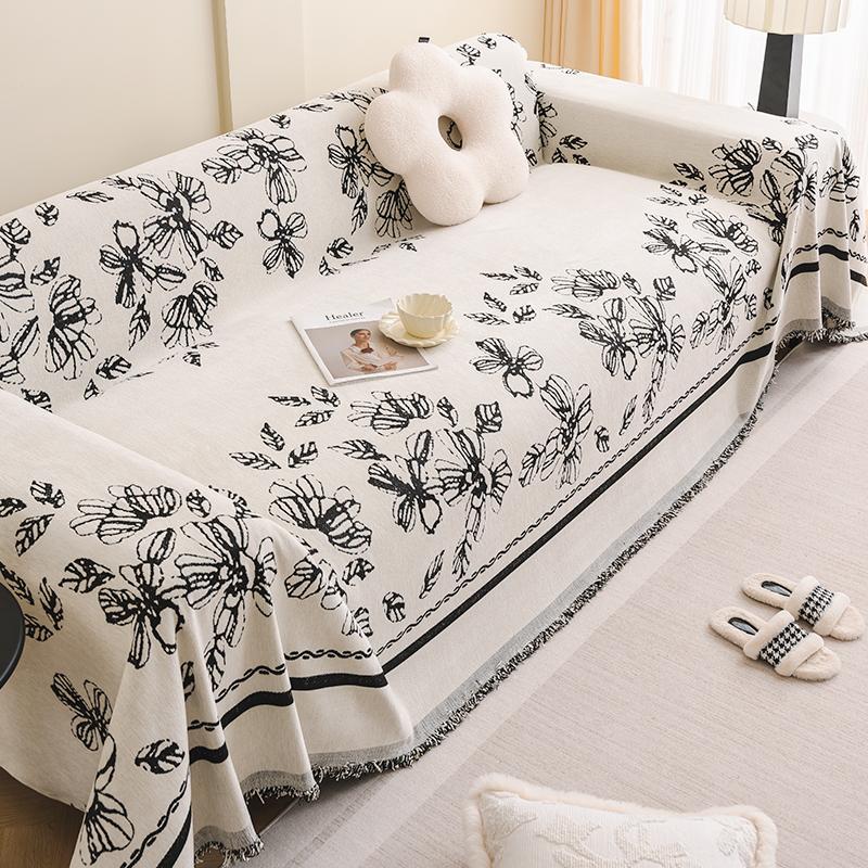 Four Seasons Universal Sofa Cushion Chenille Universal Sofa Cover Towel Full Covered Cover Anti-Scratching Cushion