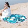 Circle Women's Oversized Mandala Bohemian Sand Cloud Microfiber Beach Towel Quick Dry Free Hot Sell Tassels Compressed for