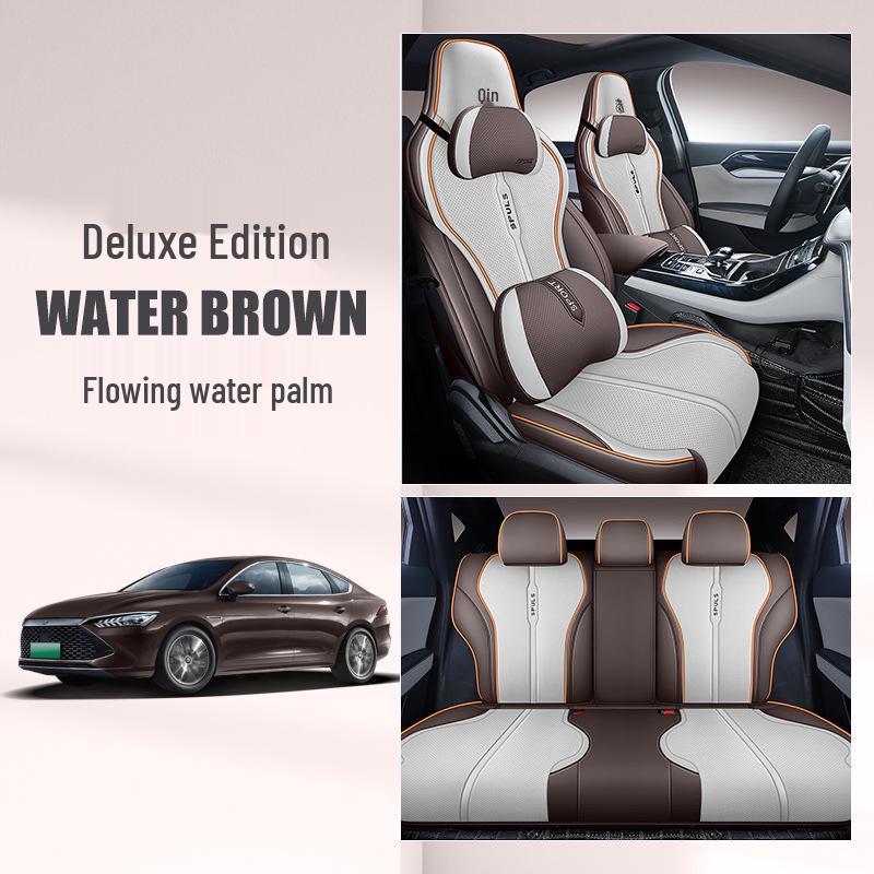 CKX Sports Leather Seat Cushion for BYD Qin PLUS - All-Season Cover