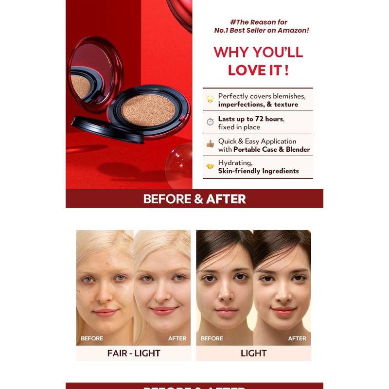 TIRTIR Mask Fit Red Cushion 6 Shade Trial Kit - 5 Colors