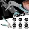 Car Snap Pliers Stainless Steel Cars Clip Pliers Ultra Thin Tip Narrow Jaw Panel Trim Snap Pliers Car Disassembly Tools for Cars