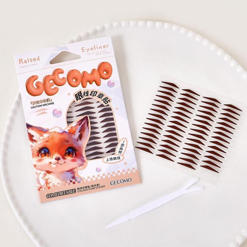 120Pcs Eyeliner Seal Sticker Water Resistant Sweat Resistant Fitting Swollen Eye Blister Adjusting Eye Eyeliner Patch