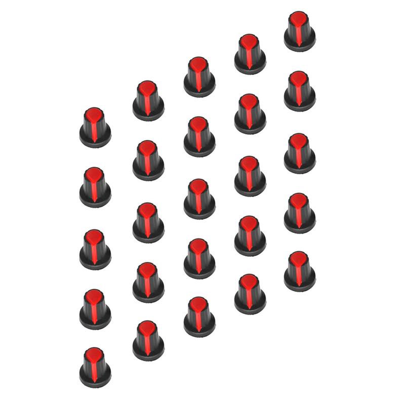30Pcs 6Color Ag2 Potentiometer Knob Encoder Switch Cap 15X17Mm Wh148 Potentiometer Plastic Knobs Cap