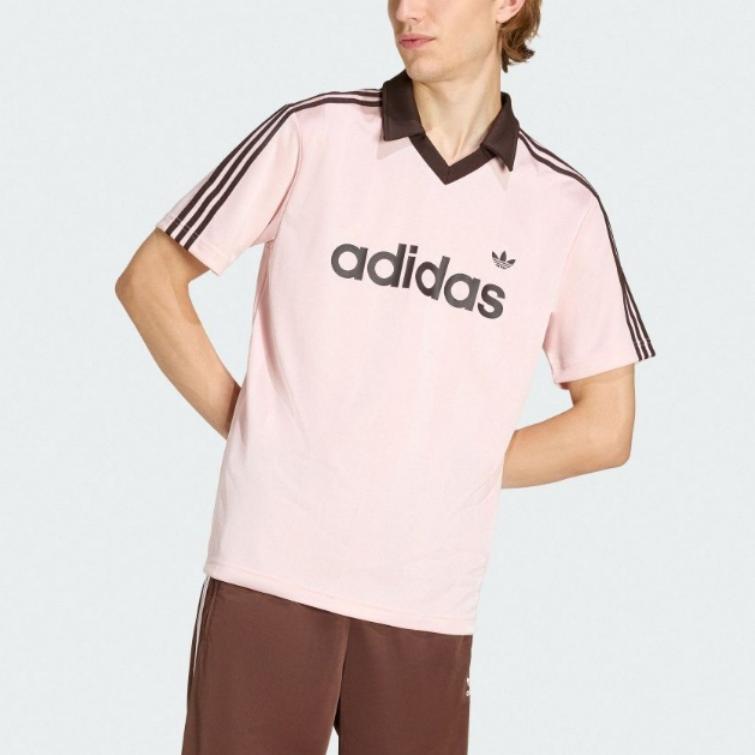 adidas Originals Striped Pullover Short Sleeve T-Shirt Unisex Tops KE3580