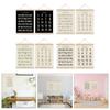 2Pieces Toddler Learning Alphabets and Number Posters with Wood Hanger Frame for Classroom and Playroom Nursery Decors
