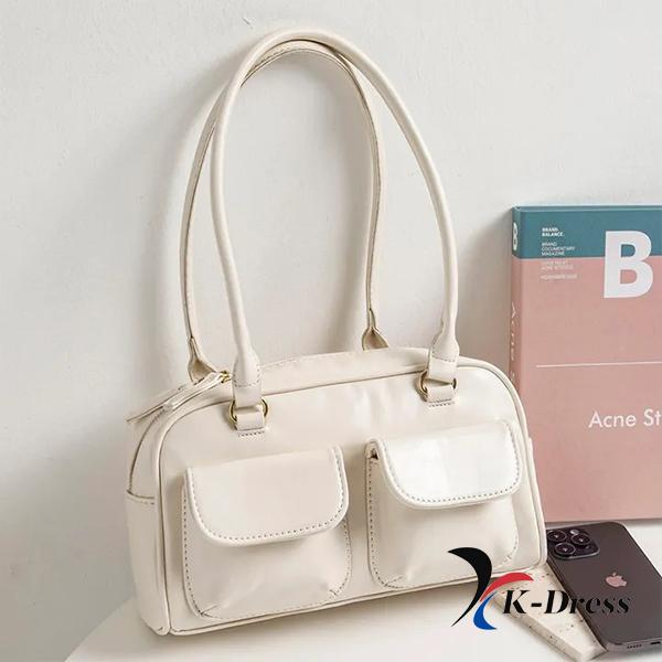 

Міні-сумка через плече Boston з кишеньковою ручкою (2 кольори) слонова кістка