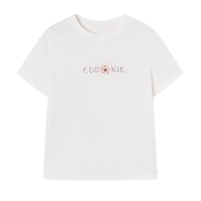 

Women s Cooling Antibacterial Letter Print T-shirt L