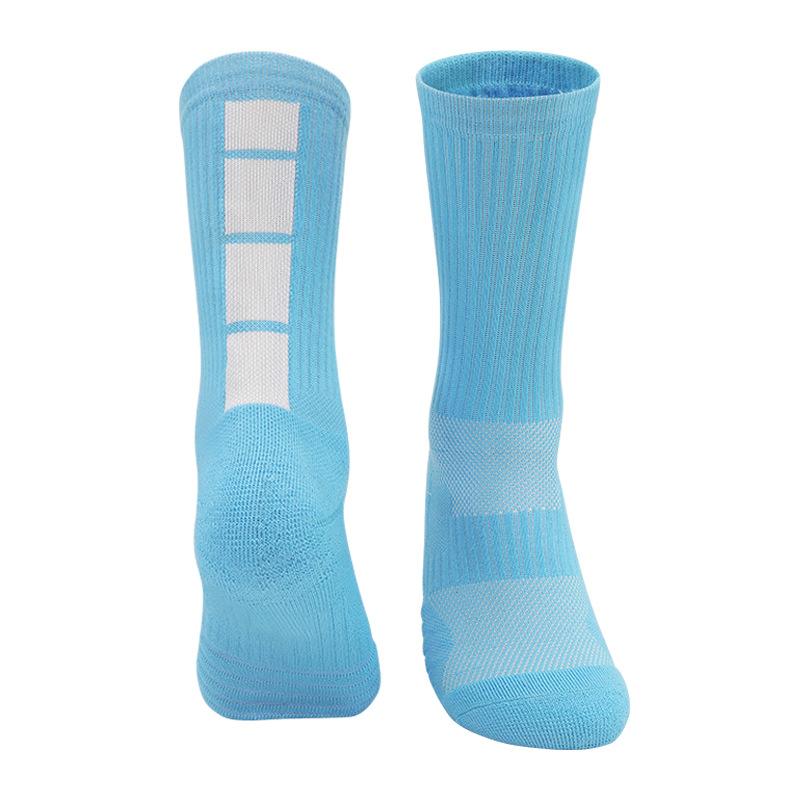 Medium Tube Basketball Socks, Thickened Towel Bottom Socks, Actual Combat Elite Socks, Sweat-Absorbing And Non-Slip Running Sports Socks