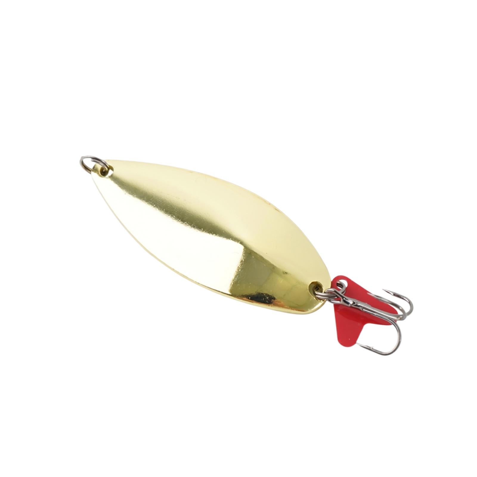 

Fishing Spoon Lure Metal Blade Bionic Fishing Bait Long Distance Casting Lure for Freshwater and Saltwater Fishing one size