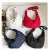 Borsa a Spalla da Donna in Tela a Pois di Grande Capacità - 2026 Elegante Borsa a Tracolla Casual per l'Uso Quotidiano