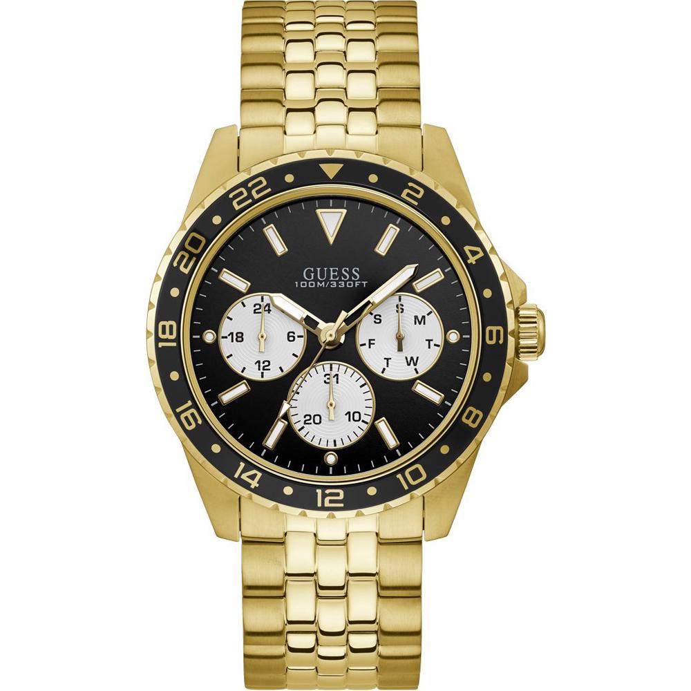 GUESS Odyssey Gold Metal Men s Quartz W1107G4 Watch золотой