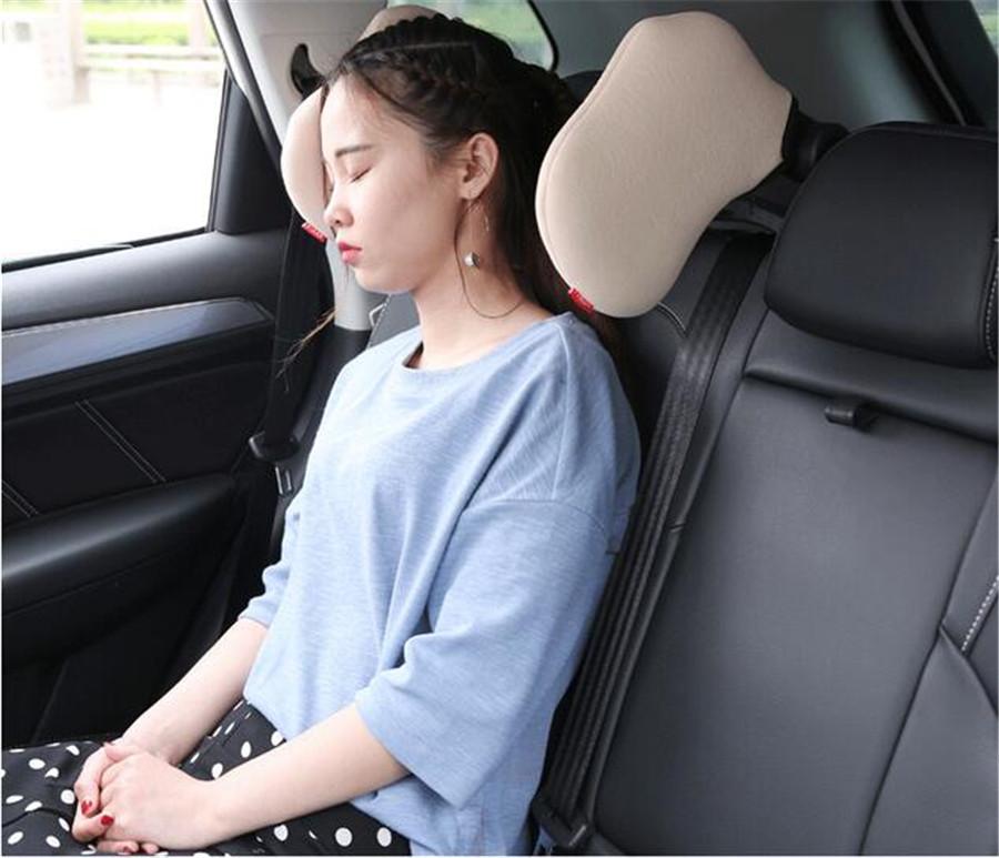 High Quality Car Seat Headrest Neck Pillow Neck Rest Seat Headrest Cushion Pad Neck Safety Seat Support car-styling