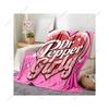 Dr. Pepper Soft Flannel Throw Blanket - Cozy Warm For Couch Bed Office Travel - Perfect Gift For Christmas Custom Blankets