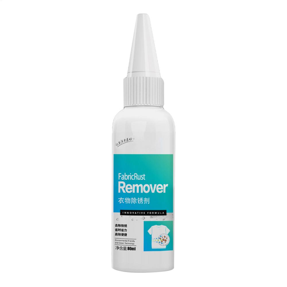 80ml Fabric Rust Cleaner Professional Multifunctional Stains Remover Cleaning Liquid Laundry Cleaner Solution Convenient Cloth