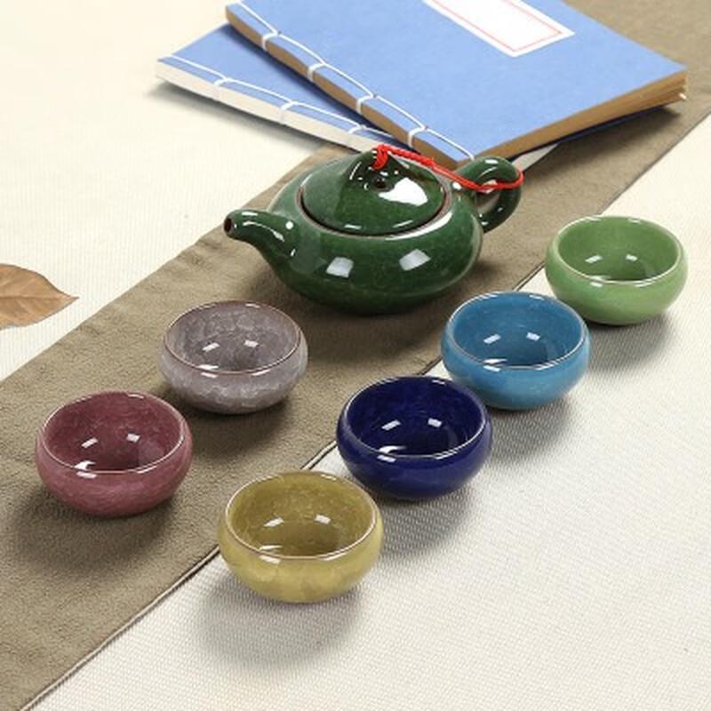 

Fumide Ice Crack Glaze Ceramic & Stone Tea Set