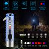 Mini Keychain Flashlight Multifunctional 400lm High Brightness Usb C Rechargeable Magnetic Torch Camping Light