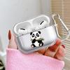 Case For Airpods Pro3 1 Pro2 Pro 2 3 4 Clear Earphone Cases Cover Cute Cartoon Panda