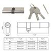  Entry Door Lock Cylinder Lockset with 3 Key Antitheft Security Interior Lock Entry Front Door  Locksets