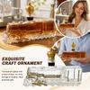 Retro Train Shaped Decorative Wine Holder Barware Ornament for Home Display