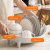 Plastic Oval Shaped Drainer Drainage Cutlery Storage Container Vegetable Basket  Sink Counter