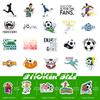 50 Graffiti Football Stickers World Cup Football Stars Waterproof Stickers Temu Stickers