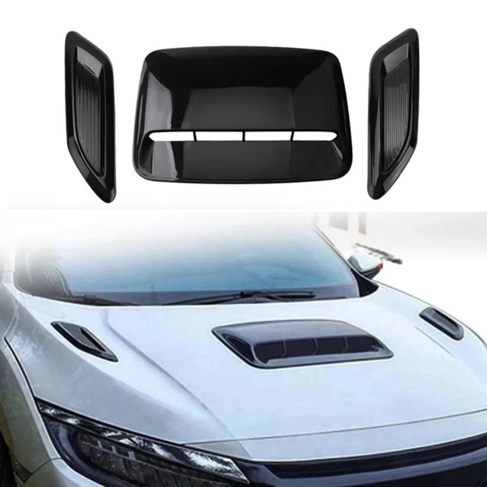 Auto Exterior Hood Scoop Decorative Trim Universal Automobile Air Intake Hood  Car Modification