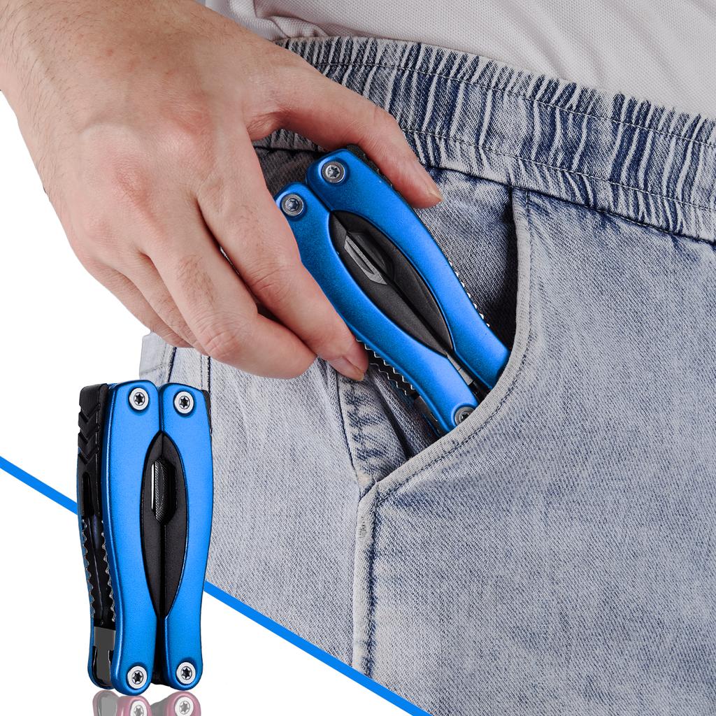 Portable Pocket Multitool Pliers Knife Screwdriver Hand Tool for Outdoor Survival Camping Fishing Hunting Hiking