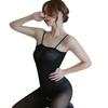 Sexy Lingerie Women's Suspender One-piece Stockings Sexy Transparent Temptation Open Stockings Onesie Hand-torn Onesie