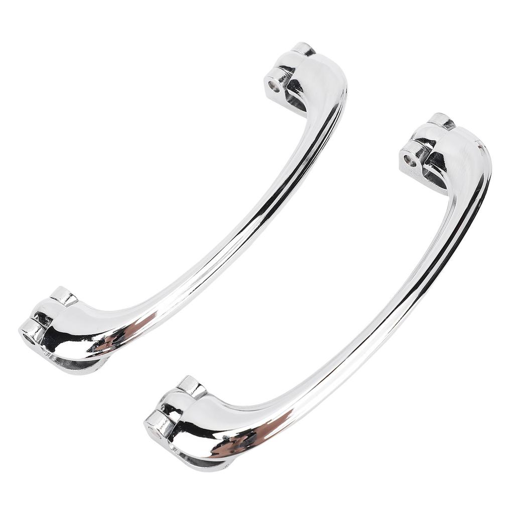 1 Pair Chrome Interior Door Pull Handle Universal LWH106 Wearproof Inside Door Handle Replacement for Classic Cars Tudor