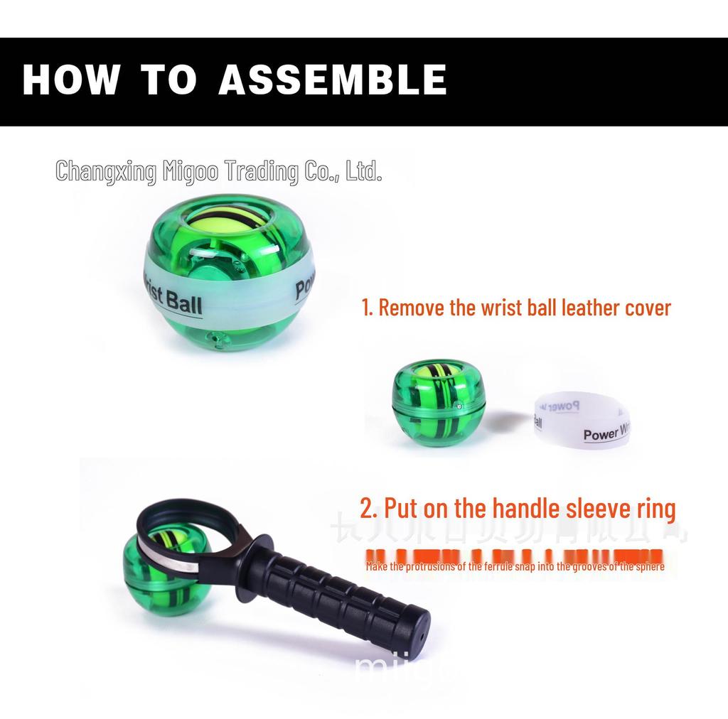 Handgelenk Powerball Griff - Krafttrainer Griff für Handgelenk & Hand