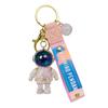 Adorable Resin Space Astronaut Keychain Colorful Car Key Accessory Gift For Couples And Colleagues