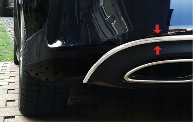 Cadillac - Chrome-plated Rear Bumper Protective Strip