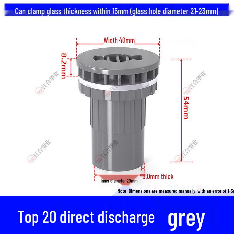 White PVC Aquarium Drainage Kit with Siphon & Bottom Filter Connector