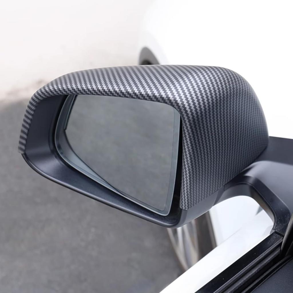 Side Mirror Cover Replacement for Tesla Model Y 2020 2021 2022 2023 2024 Outside Rearview Mirror Cap Exterior Accessories ABS Matte Carbon Fiber
