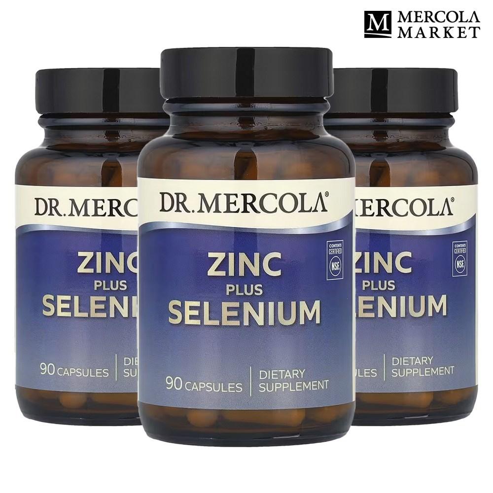Dr. Mercola Zinc Plus Selenium Capsules 90 Tablets (3 pcs)