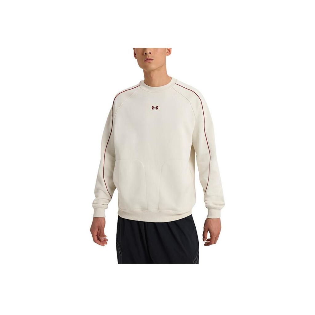 Under Armour Casual Sports Series Fashion Simple Round Neck Loose Long Sleeve Sweatshirt Men sweatshirt Rock 6006006-279