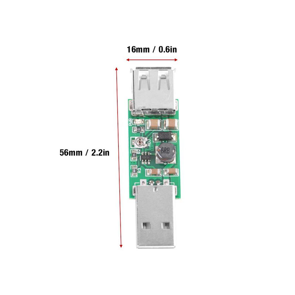 USB To USB 5V To 6 15V Adjustable Output DC DC Step Up Boost Converter Module