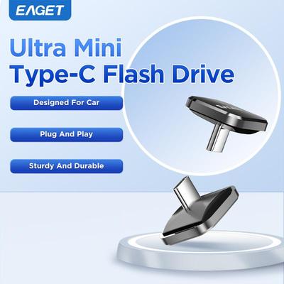 Mini chiavetta USB compatta per auto di tipo C - USB di tipo C con opzioni da 8/16/32/64 GB. Supporto per musica lossless per il 99% dei dispositivi.
