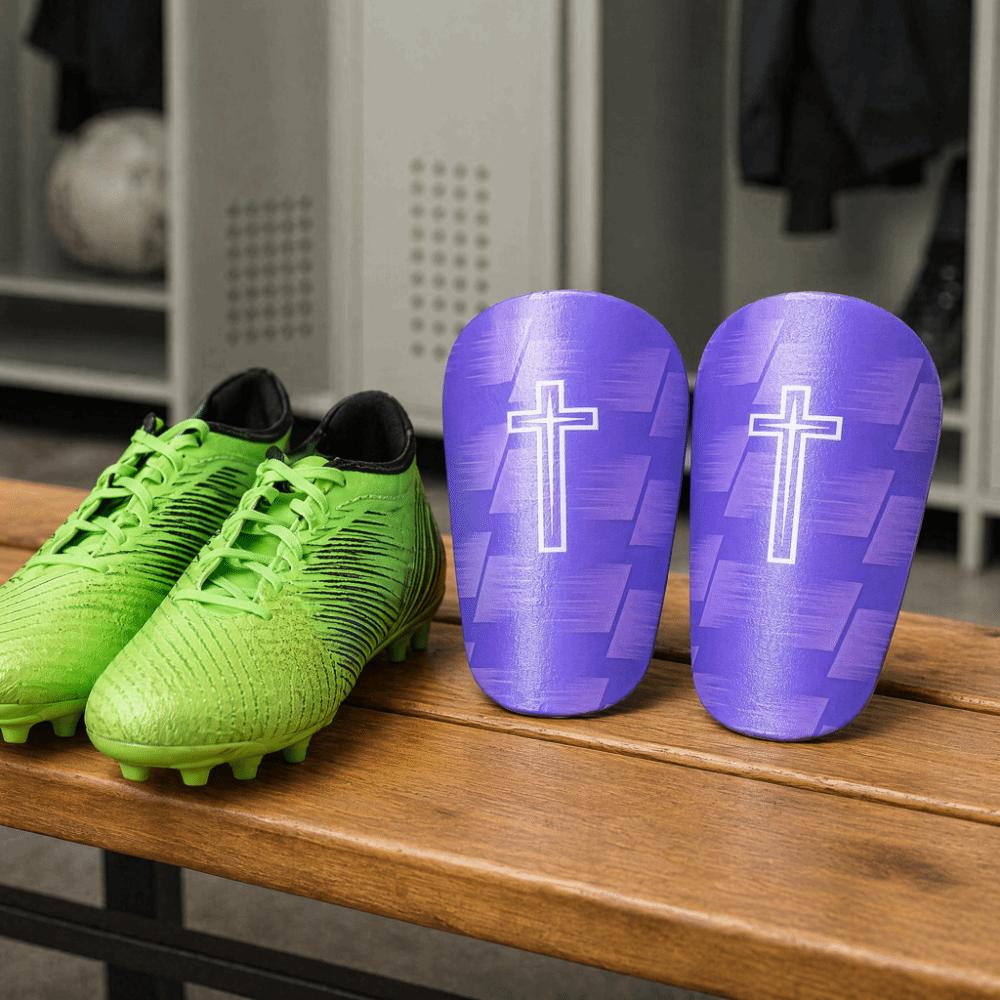 1 Pair Impact Reduction Shin Pads Comfortable Protective Equipment Soccer Shin Guards Football