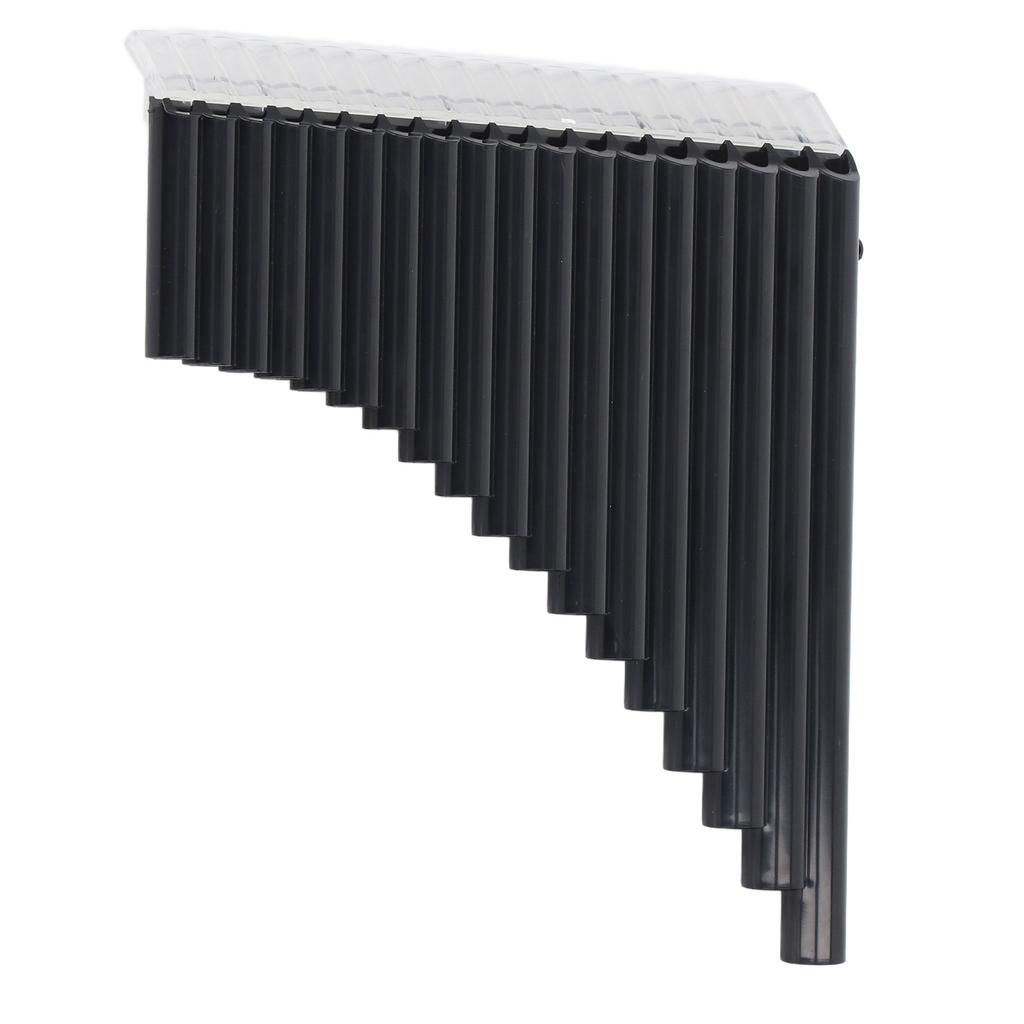 Pan Flute Instrument 18 Pipes Key of C Pan Pipe for Beginners Learning Teaching with Carrying Bag