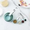 10PCS Stackable Measuring Spoons Set Graduated Nesting Measure Cup Sugar Scoop Flour Measuring
