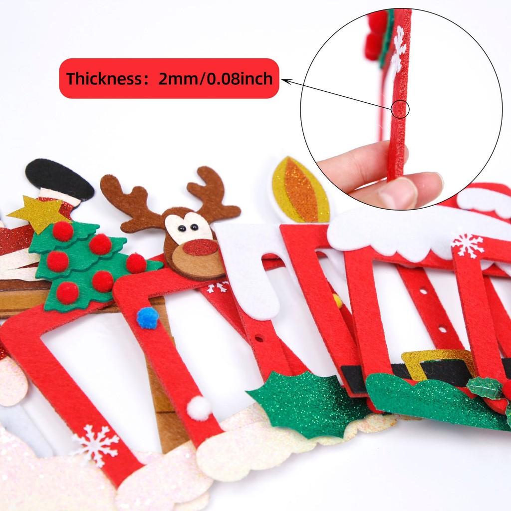 Playful Switch Christmas Decals Vibrant Fabric Decorations Featuring Merry Reindeer And Snowman