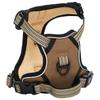 Reflective Adjustable Dog Harness Brown Size L